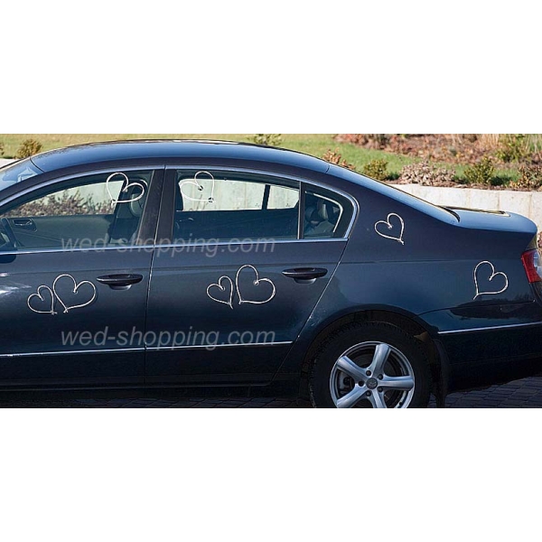 Décoration voiture de Mariage