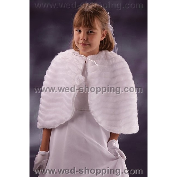 Fourrure Cape Fille 8-11 Ans