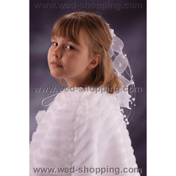 Fourrure Cape Fille 8-11 Ans