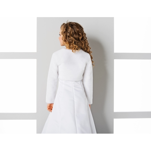 Fourrure enfant Bolero de Première Communion Mariage