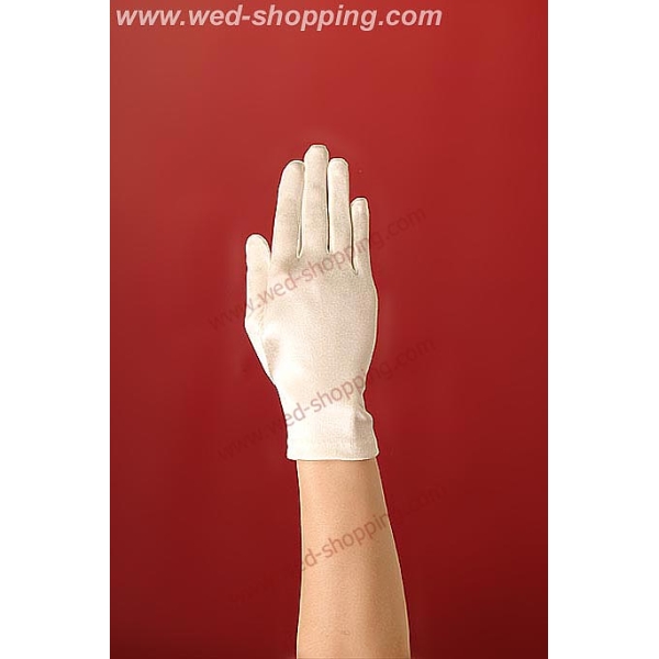 Gants courts, lisses