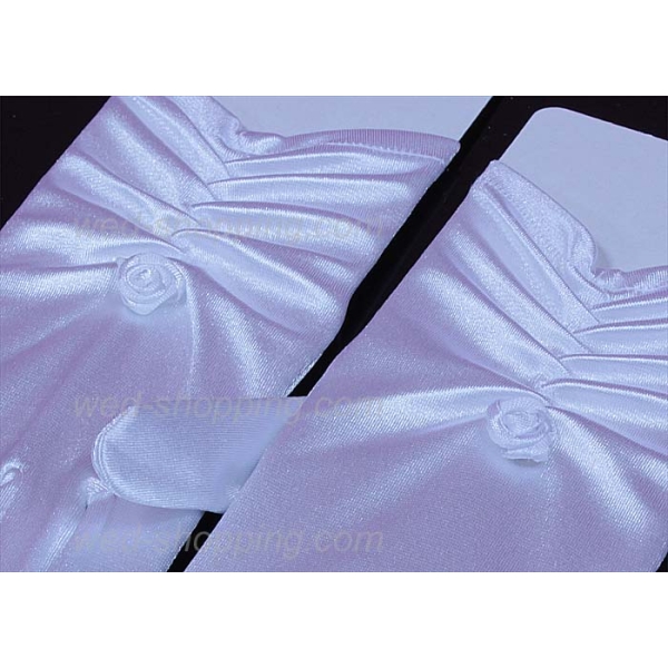 Première communion gants filles avec doigts