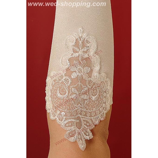 Gants avec motifs décoratifs