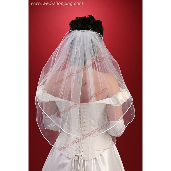 Voile avec perles de Swarovski