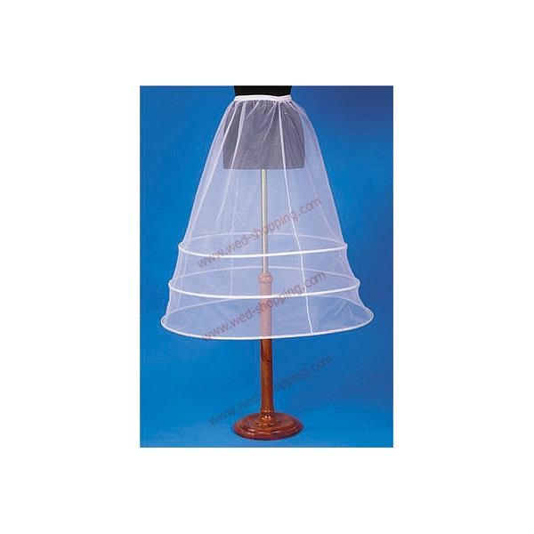 Le jupon pour robe de mariée - 3 cerceaux