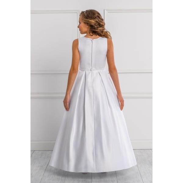 Robe de communion Satin et Perles