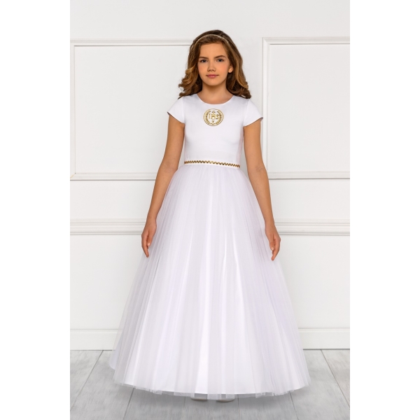 Robe de communion Satin et Tulle