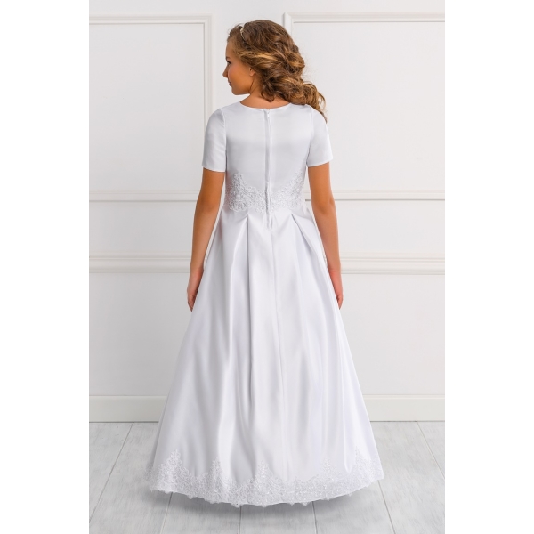 Robe de communion Tulle Satin et Dentelle