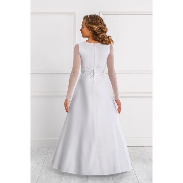 Robe de communion Tulle Satin et Dentelle