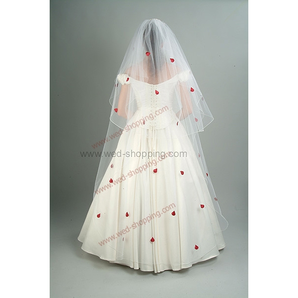 Voile aux pétales de rose