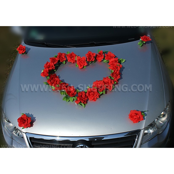 Roses rouges avec des ventouses