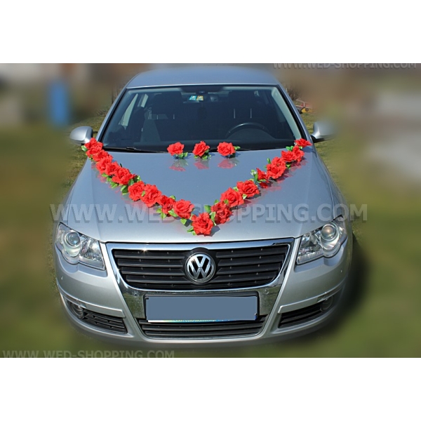 Roses rouges avec des ventouses