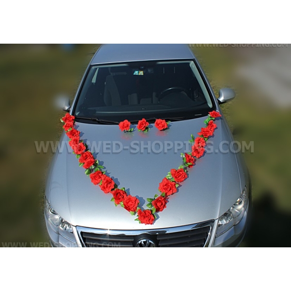 Roses rouges avec des ventouses