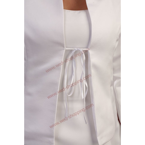 Veste de mariée en satin doublé