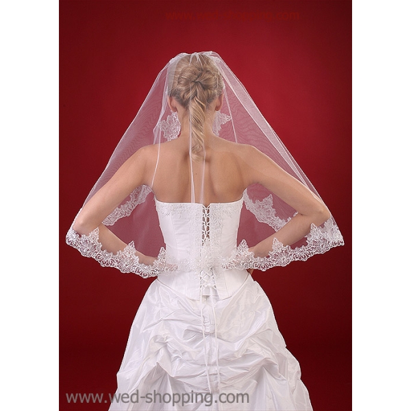 Voile dentelle de mariée