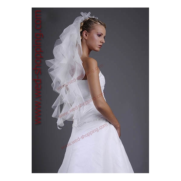 Voile de Mariée avec brocart