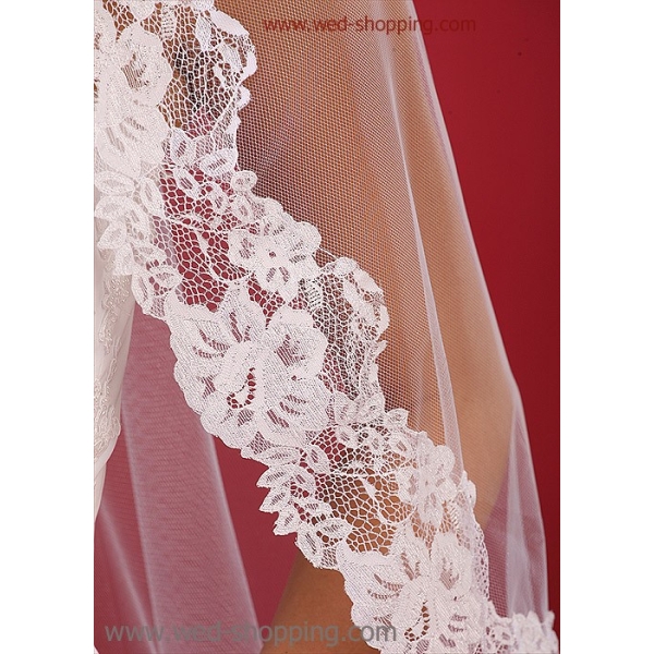 Voile Espagnol avec dentelle - 80 cm