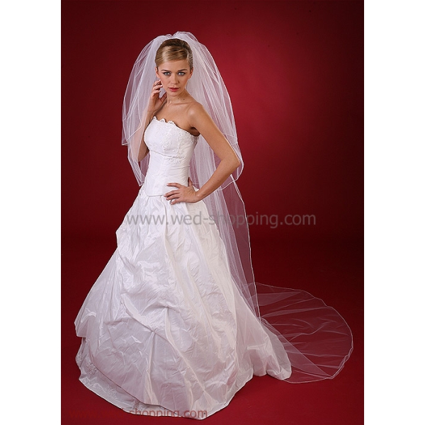 Voile de mariée - 250 cm long