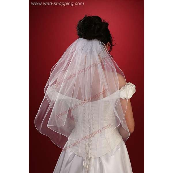 Voile avec strass de Swarovski