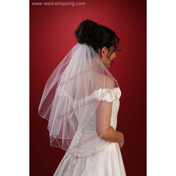 Voile de Mariée avec finition ajourée